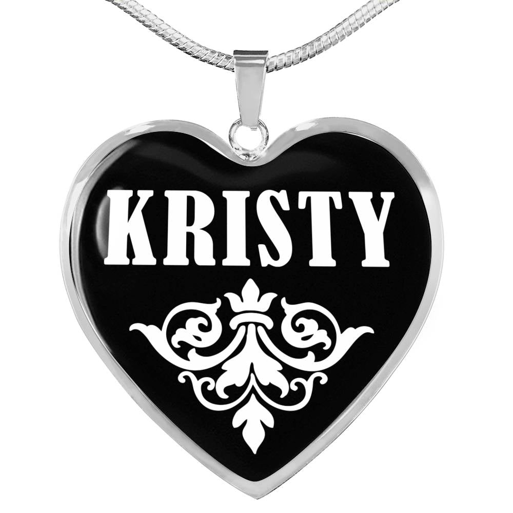 Kristy v02 - Heart Pendant Luxury Necklace