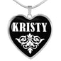 Kristy v02 - Heart Pendant Luxury Necklace