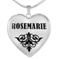 Rosemarie v01 - Heart Pendant Luxury Necklace