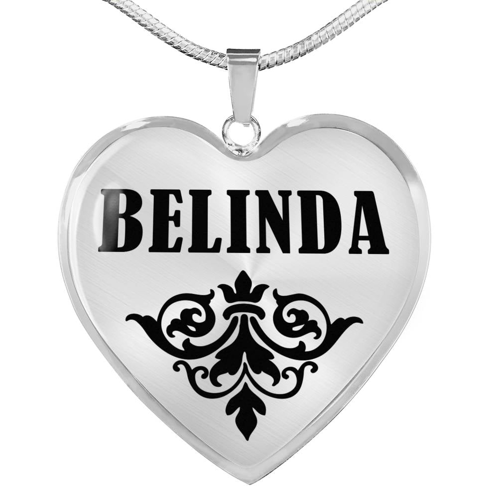 Belinda v01 - Heart Pendant Luxury Necklace