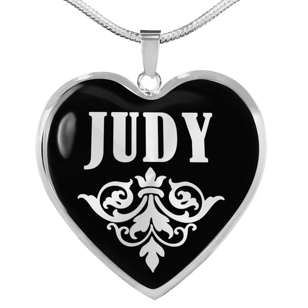 Judy v01s - Heart Pendant Luxury Necklace