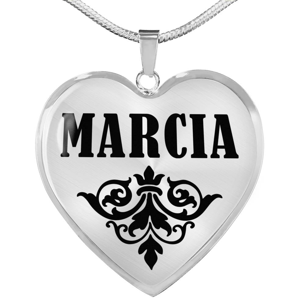Marcia v01 - Heart Pendant Luxury Necklace