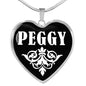 Peggy v02 - Heart Pendant Luxury Necklace