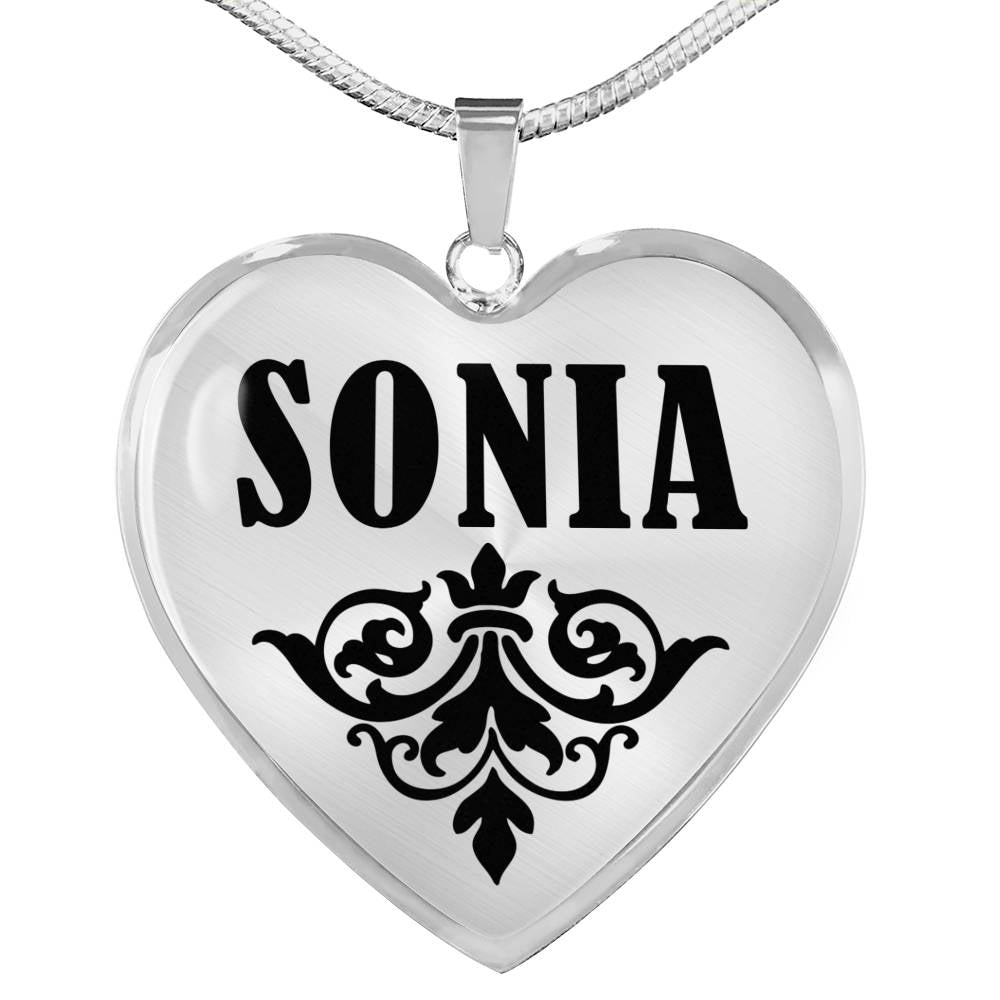 Sonia v01 - Heart Pendant Luxury Necklace