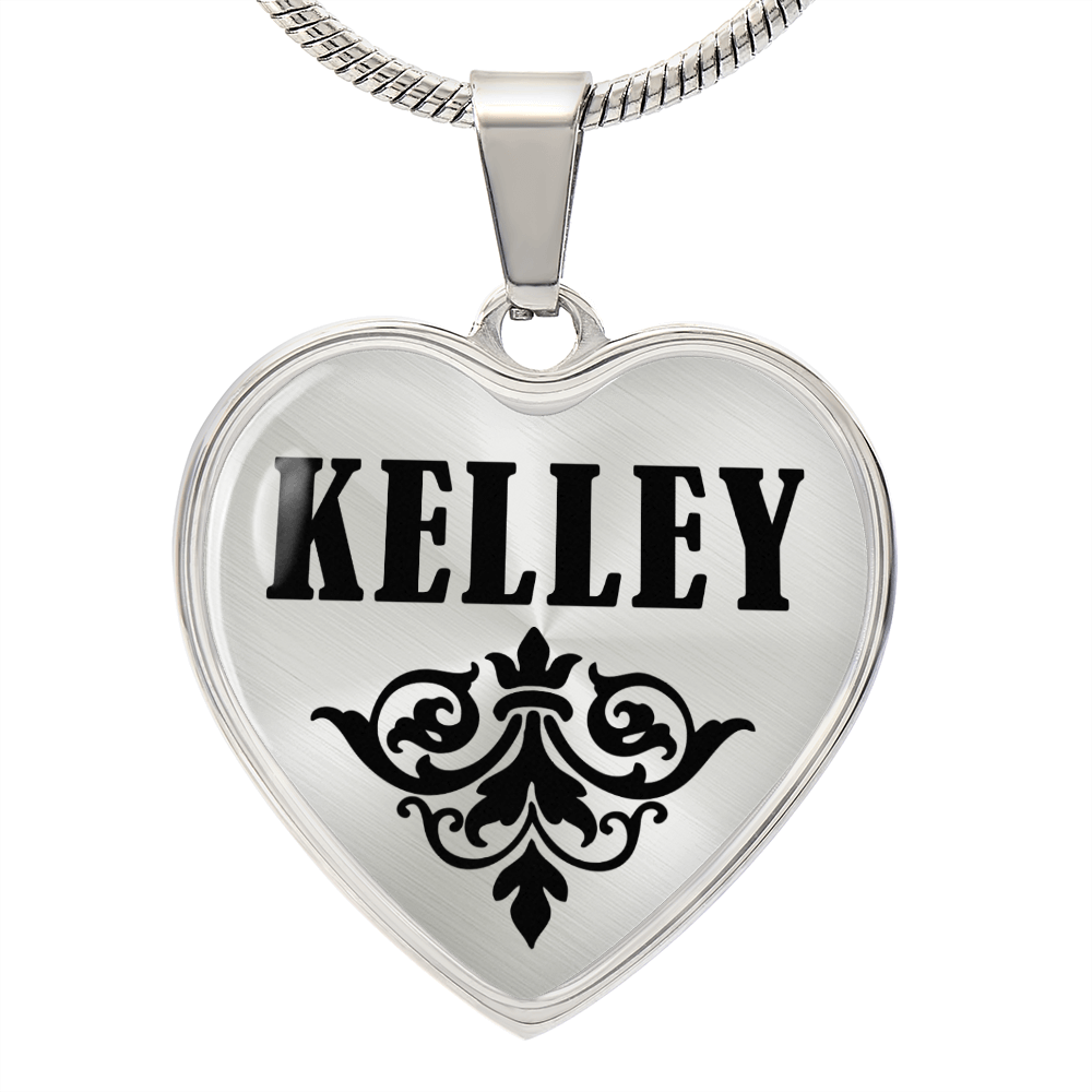 Kelley  v01 - Heart Pendant Luxury Necklace