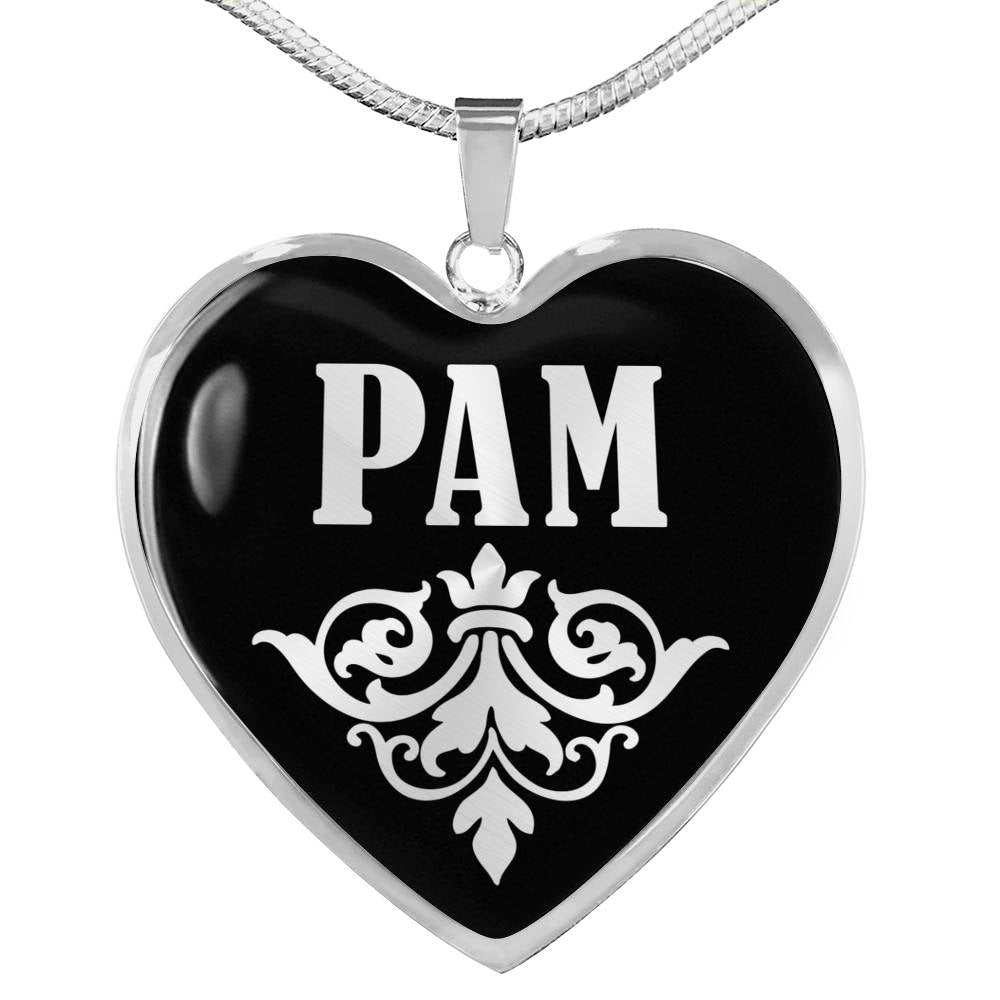 Pam v01s - Heart Pendant Luxury Necklace