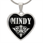 Mindy v02 - Heart Pendant Luxury Necklace