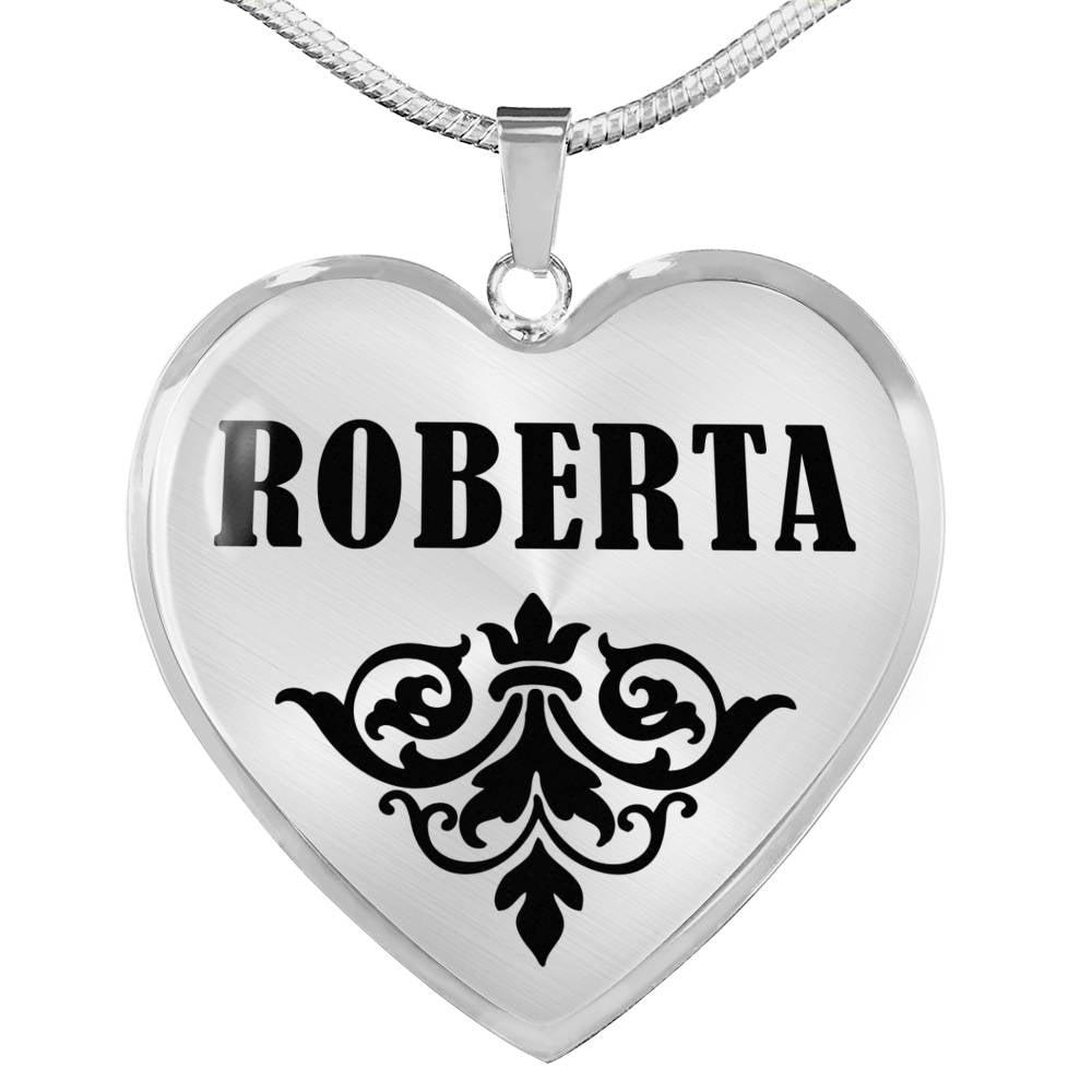 Roberta v01 - Heart Pendant Luxury Necklace