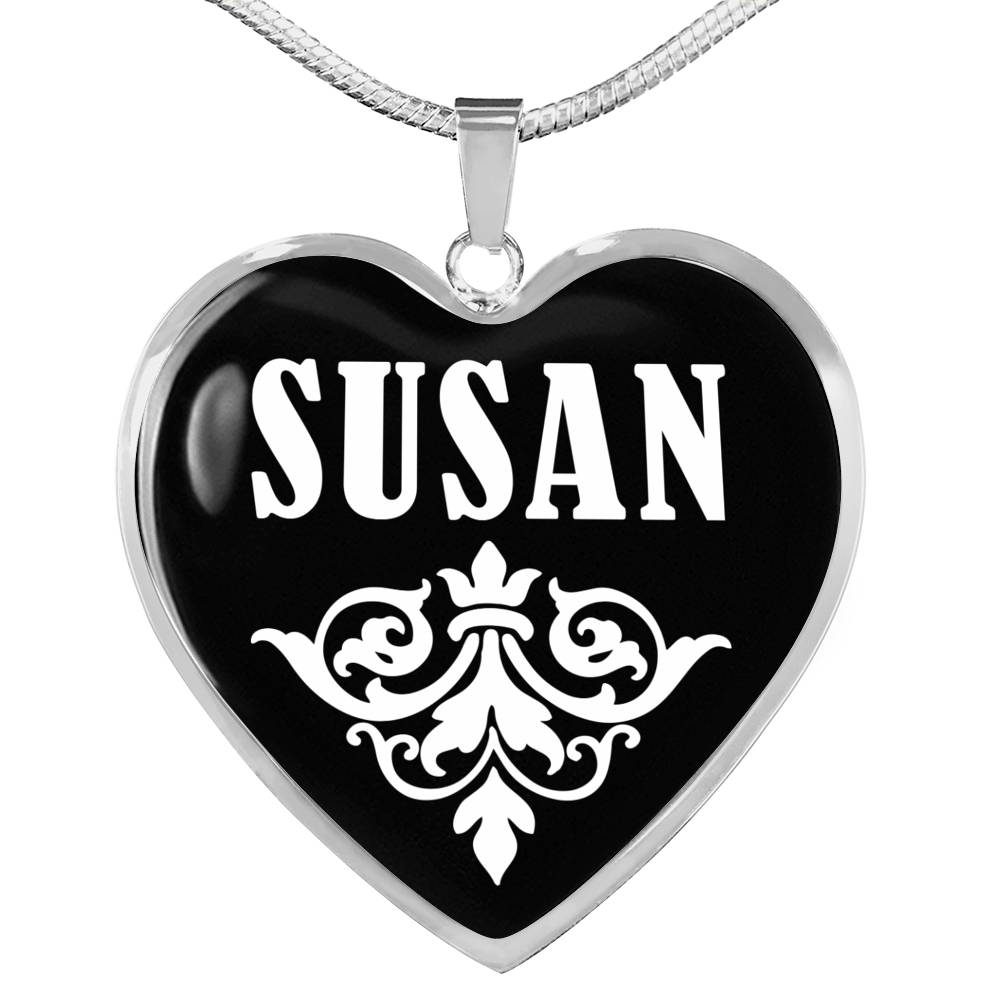 Susan v02 - Heart Pendant Luxury Necklace