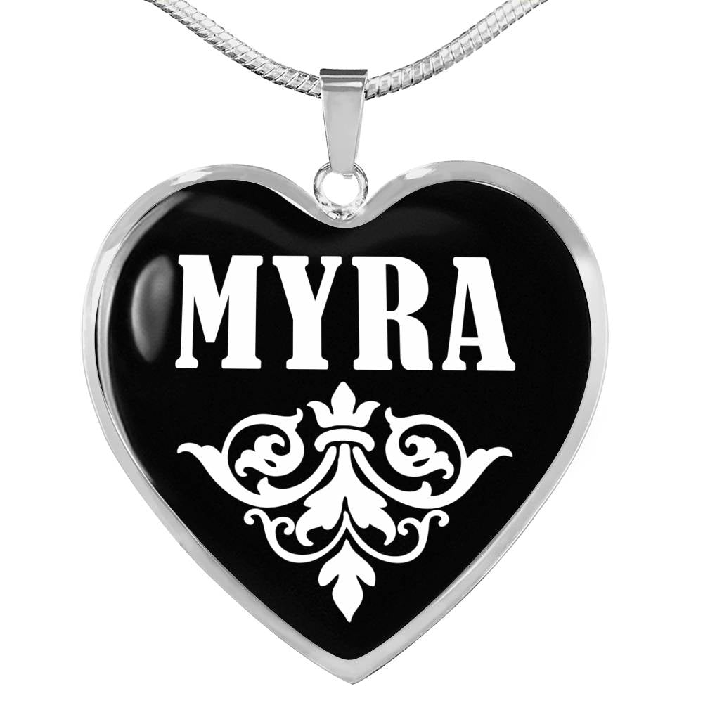 Myra v02 - Heart Pendant Luxury Necklace