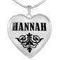 Hannah v01 - Heart Pendant Luxury Necklace