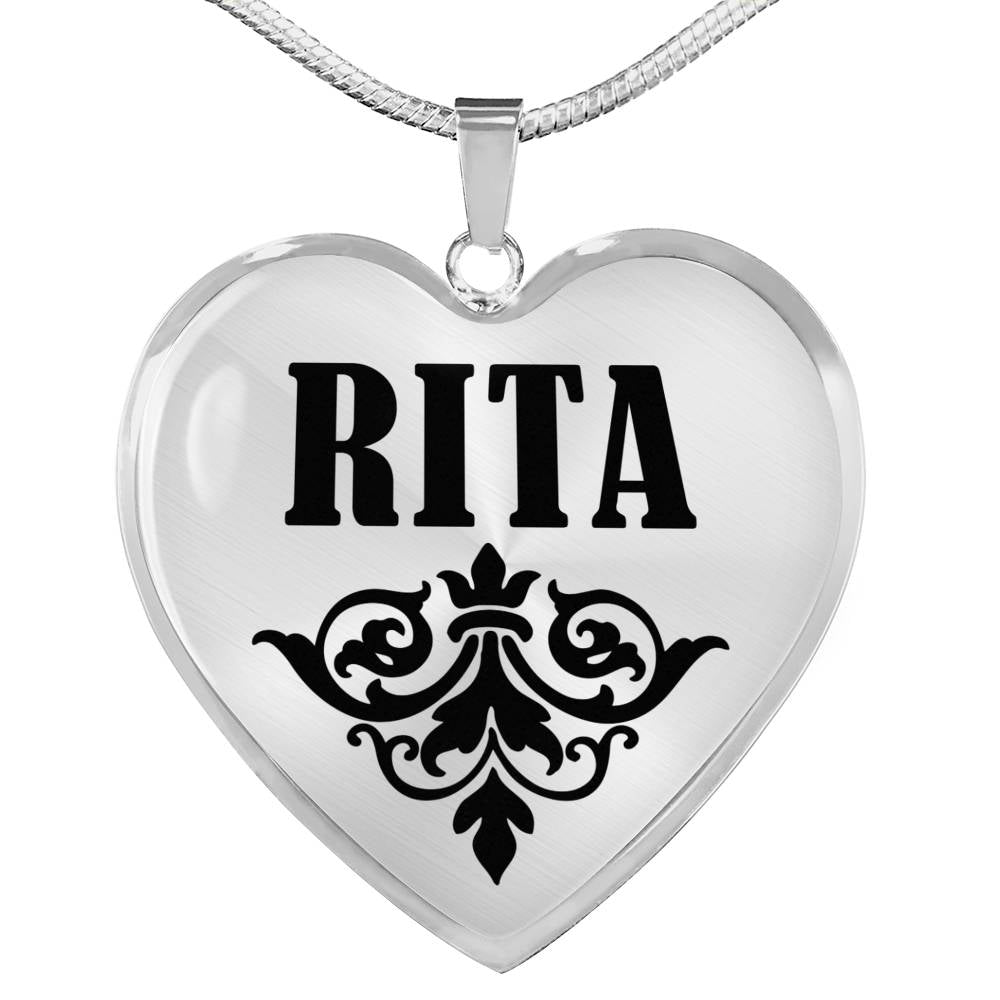 Rita v01 - Heart Pendant Luxury Necklace