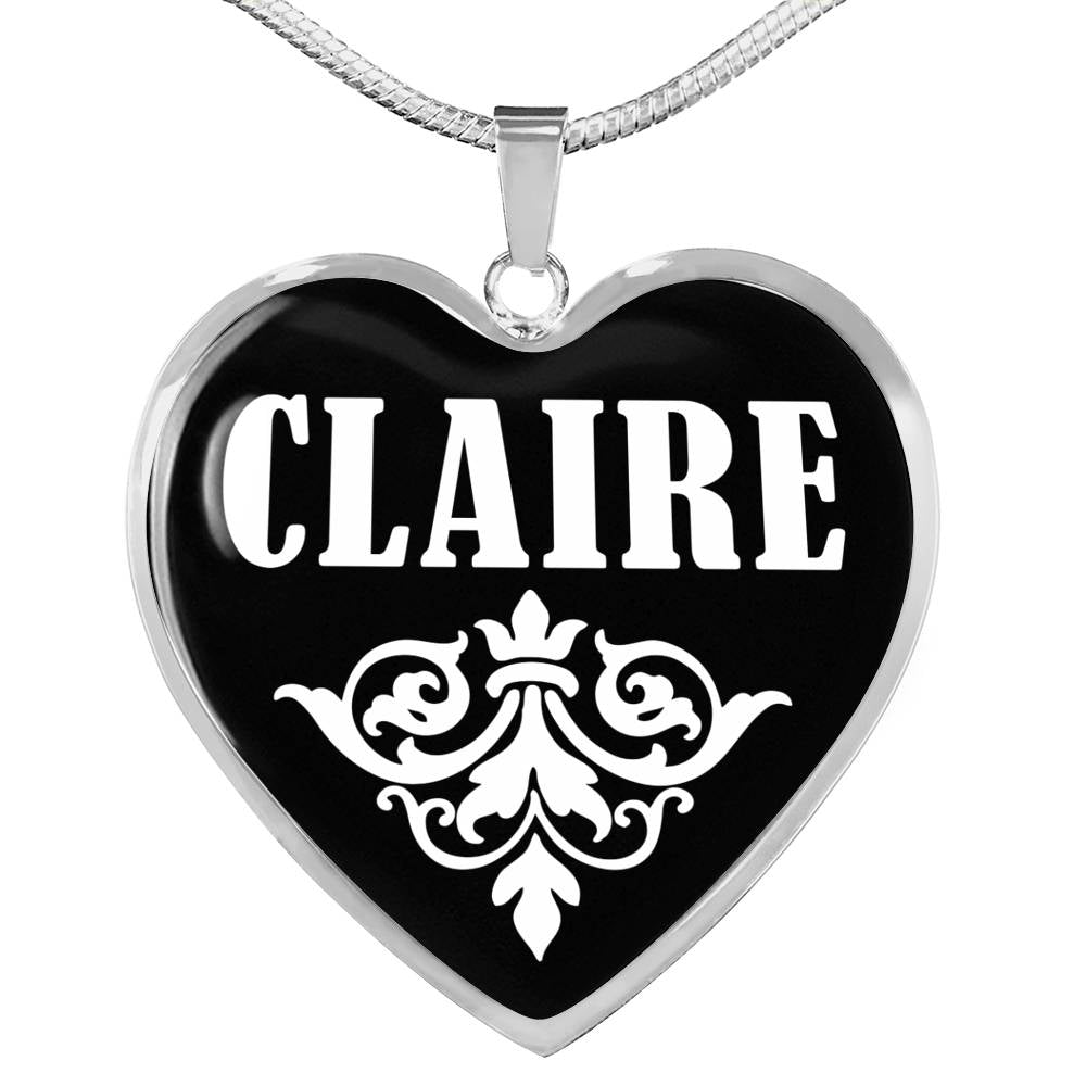 Claire v02 - Heart Pendant Luxury Necklace