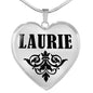 Laurie v01 - Heart Pendant Luxury Necklace