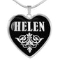 Helen v01s - Heart Pendant Luxury Necklace