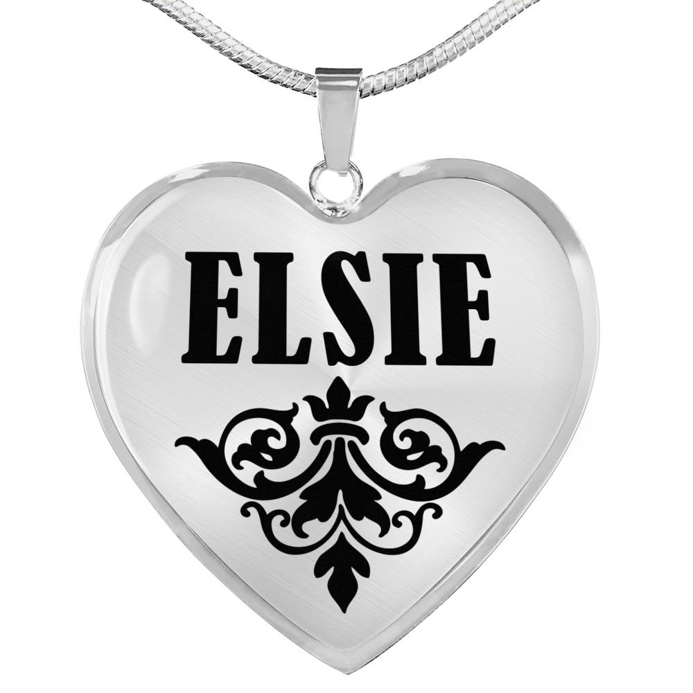 Elsie v01 - Heart Pendant Luxury Necklace