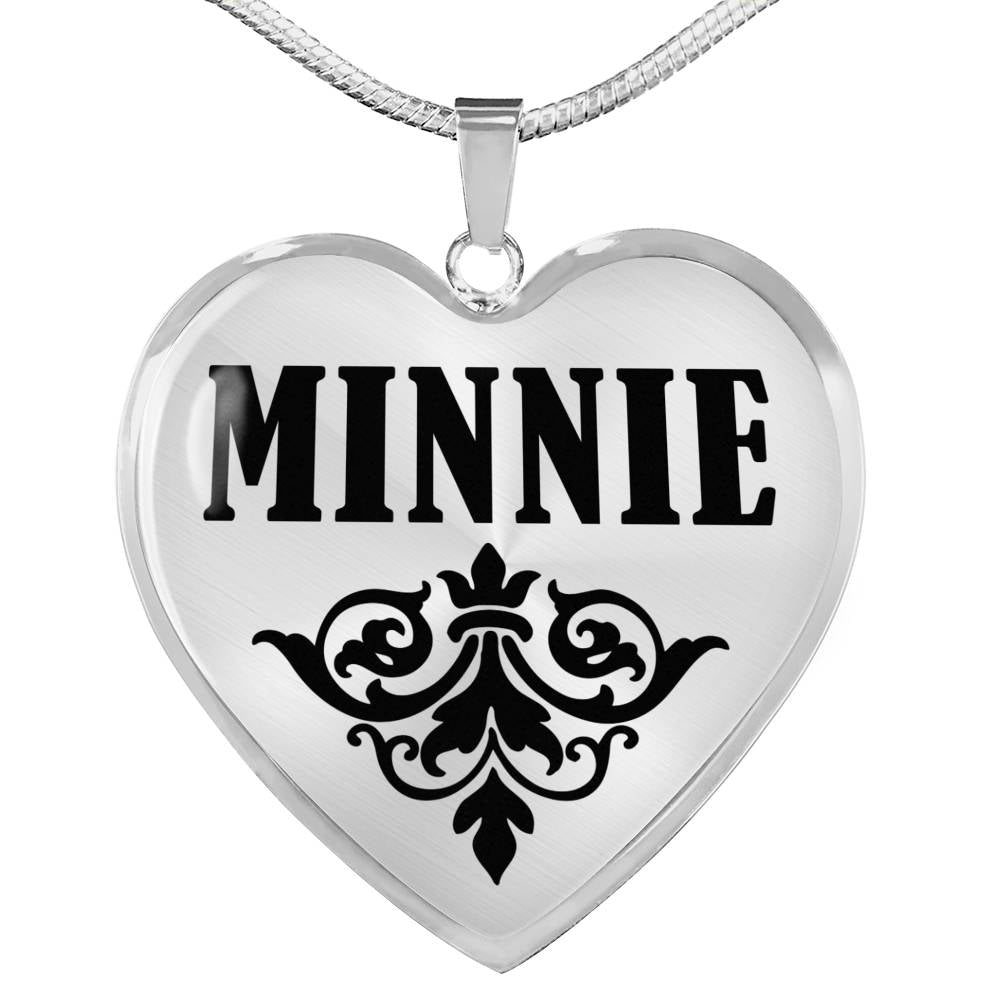 Minnie v01 - Heart Pendant Luxury Necklace