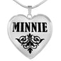 Minnie v01 - Heart Pendant Luxury Necklace