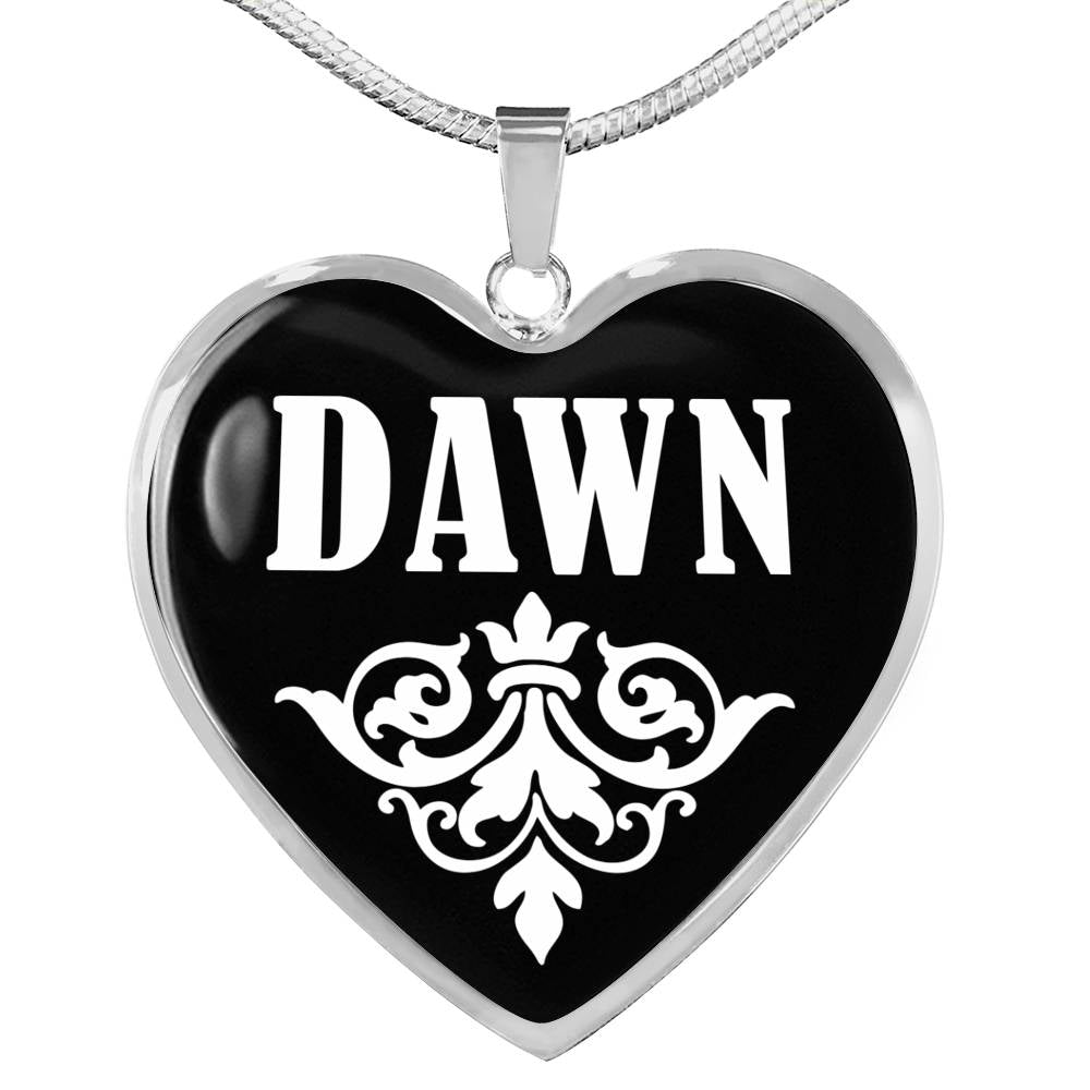 Dawn v02 - Heart Pendant Luxury Necklace