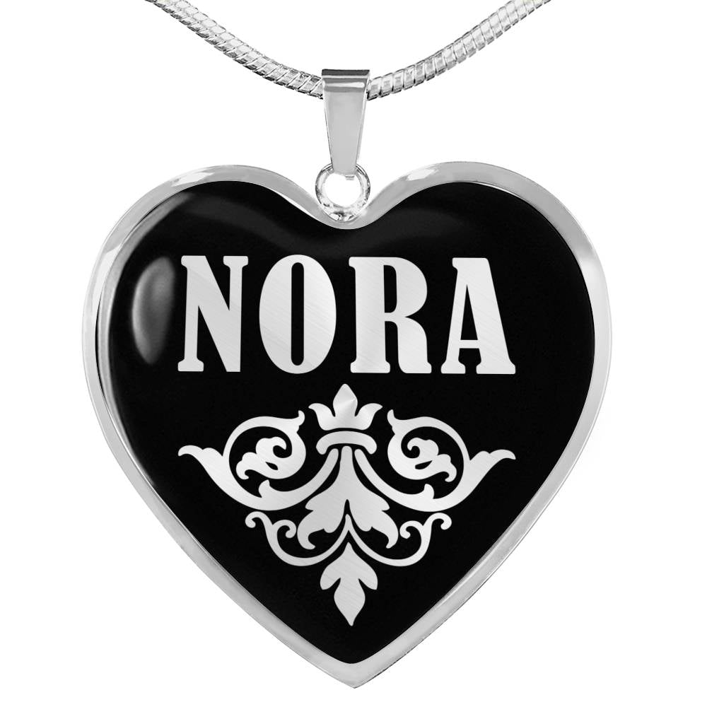 Nora v01s - Heart Pendant Luxury Necklace