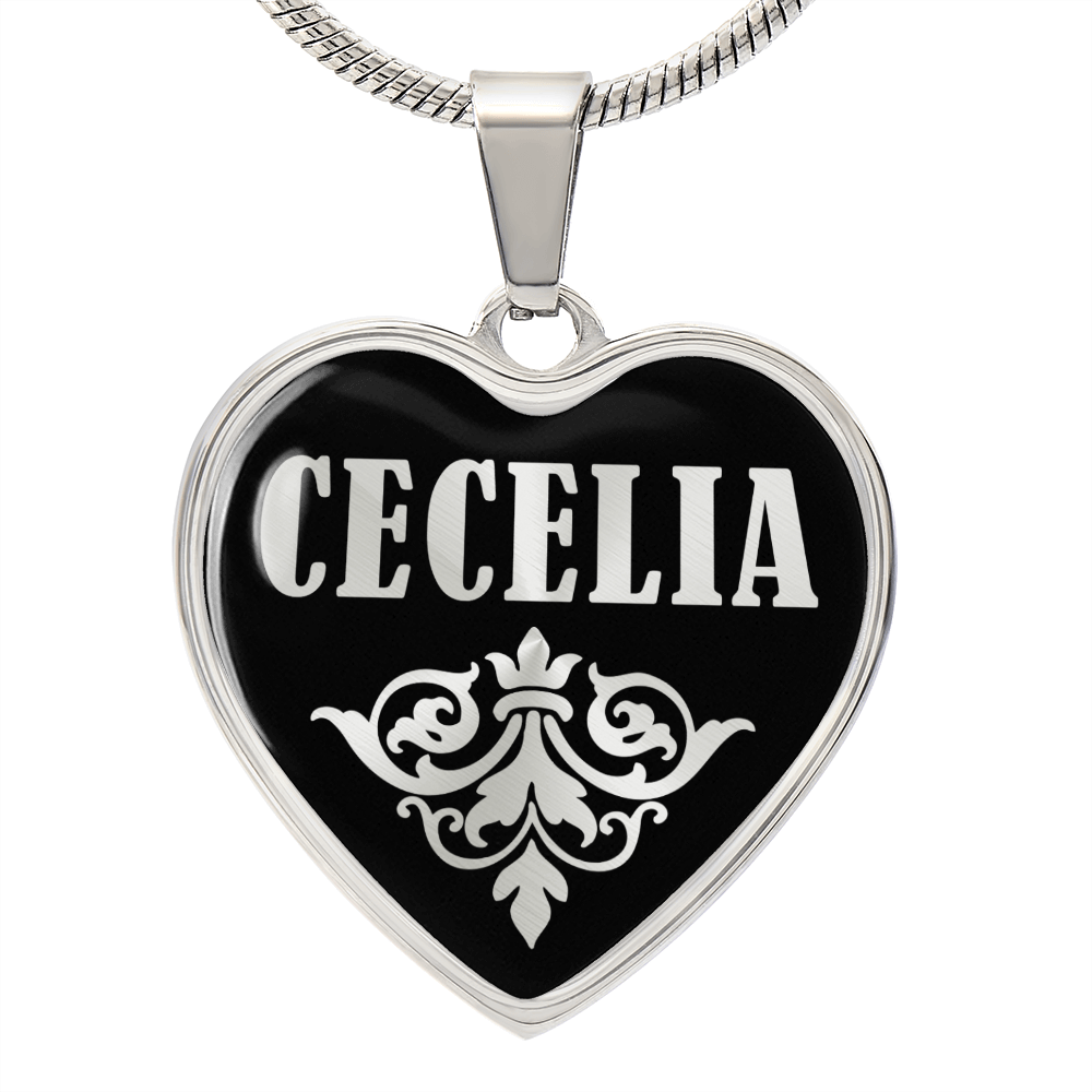 Cecelia v02 - Heart Pendant Luxury Necklace