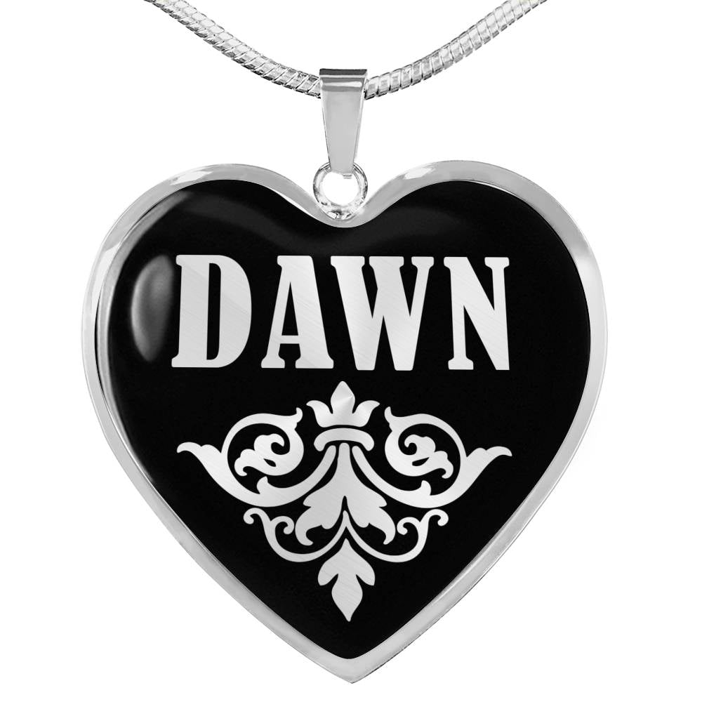 Dawn v01s - Heart Pendant Luxury Necklace