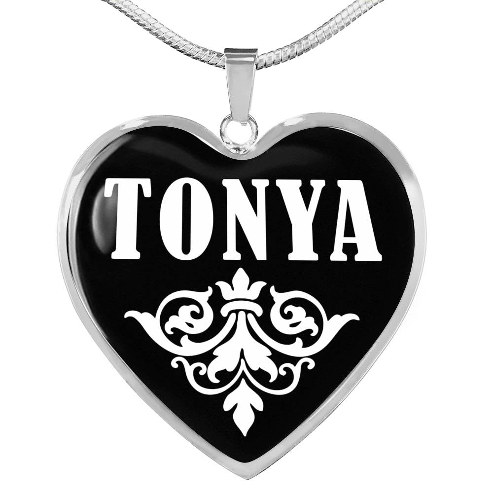 Tonya v02 - Heart Pendant Luxury Necklace