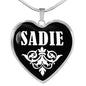 Sadie v02 - Heart Pendant Luxury Necklace