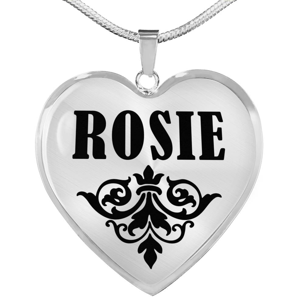 Rosie v01 - Heart Pendant Luxury Necklace