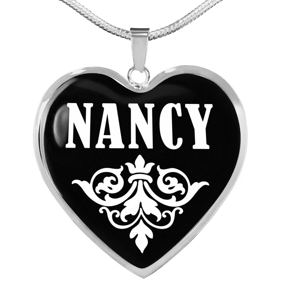 Nancy v02 - Heart Pendant Luxury Necklace
