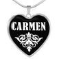 Carmen v02 - Heart Pendant Luxury Necklace