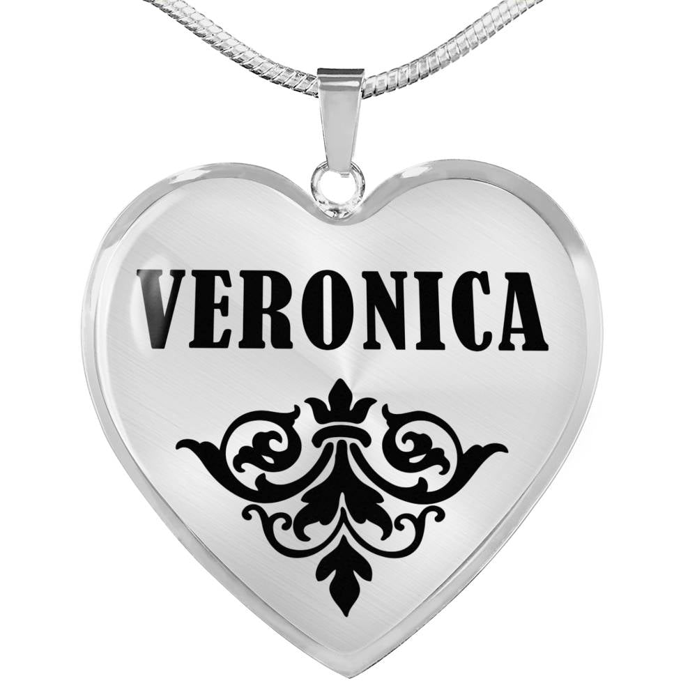 Veronica v01 - Heart Pendant Luxury Necklace