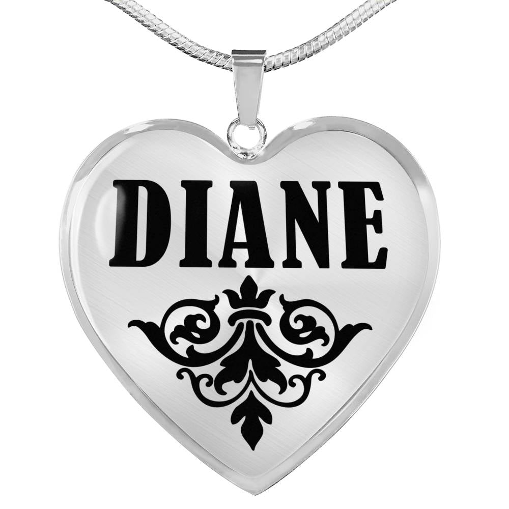 Diane v01 - Heart Pendant Luxury Necklace