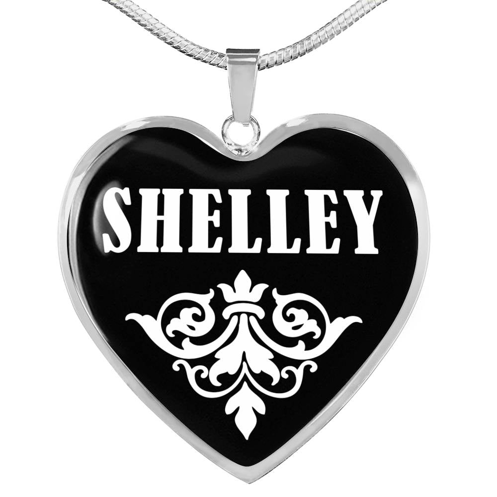 Shelley v02 - Heart Pendant Luxury Necklace