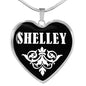 Shelley v02 - Heart Pendant Luxury Necklace