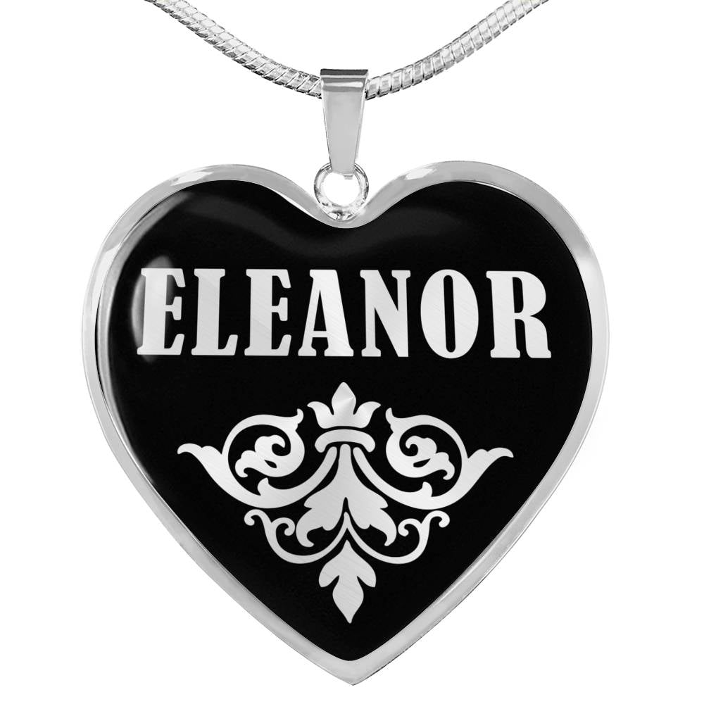 Eleanor v01s - Heart Pendant Luxury Necklace