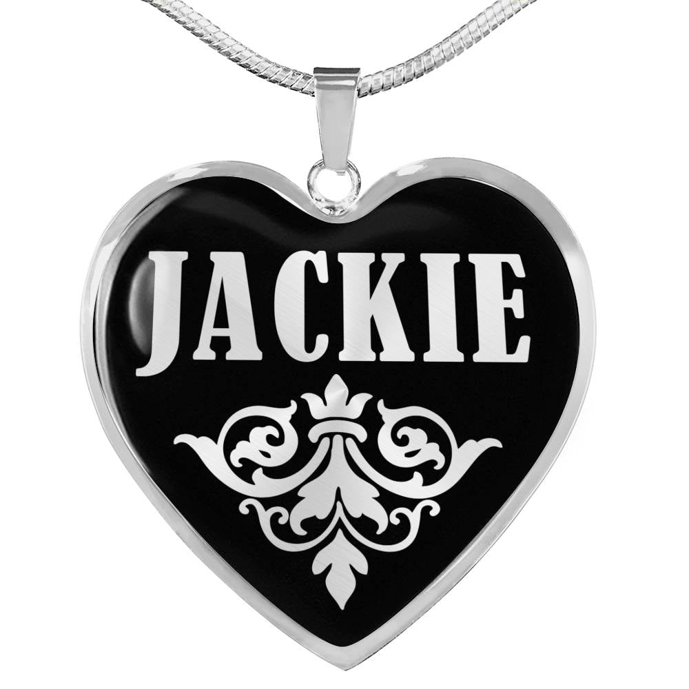 Jackie v01s - Heart Pendant Luxury Necklace