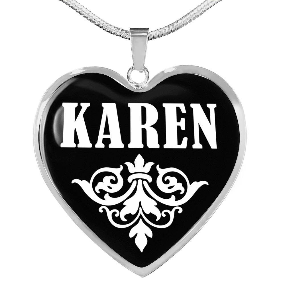 Karen v02 - Heart Pendant Luxury Necklace