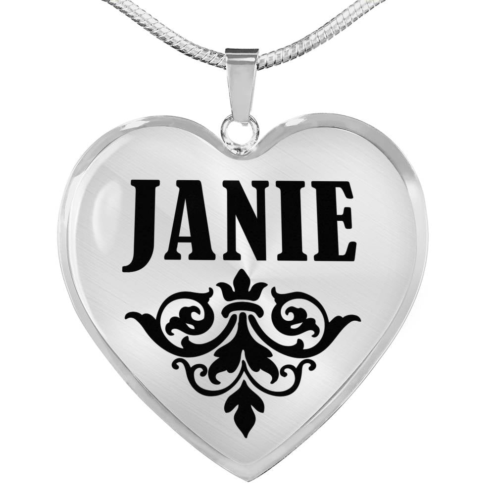 Janie v01 - Heart Pendant Luxury Necklace