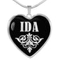 Ida v01s - Heart Pendant Luxury Necklace