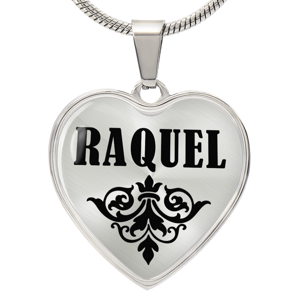 Raquel  v01 - Heart Pendant Luxury Necklace