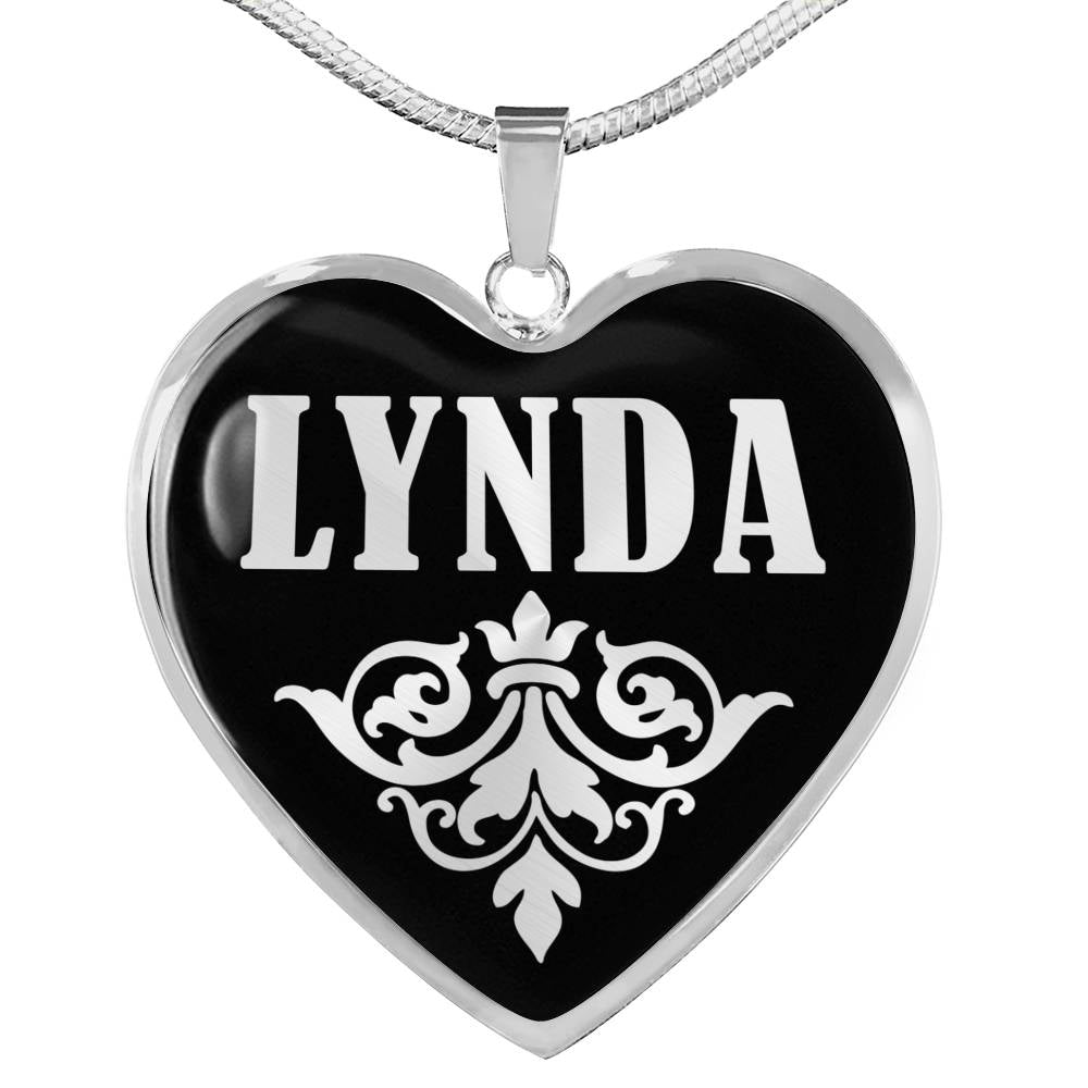 Lynda v01s - Heart Pendant Luxury Necklace