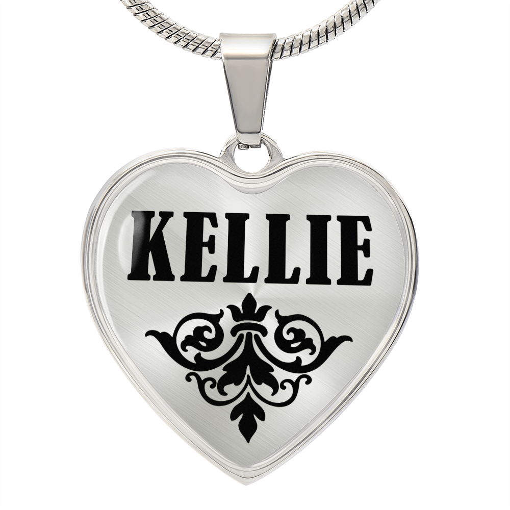 Kellie  v01 - Heart Pendant Luxury Necklace