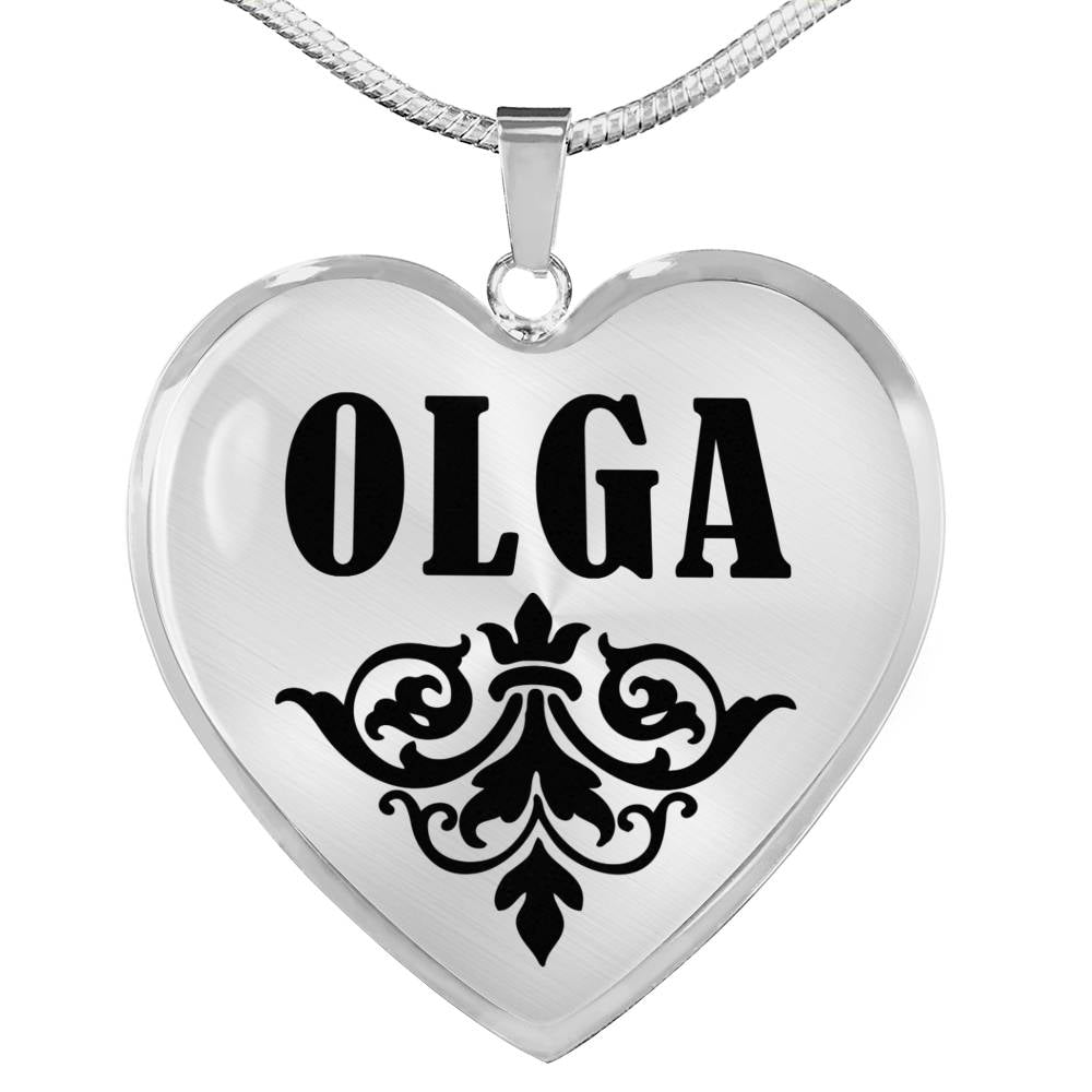Olga v01 - Heart Pendant Luxury Necklace