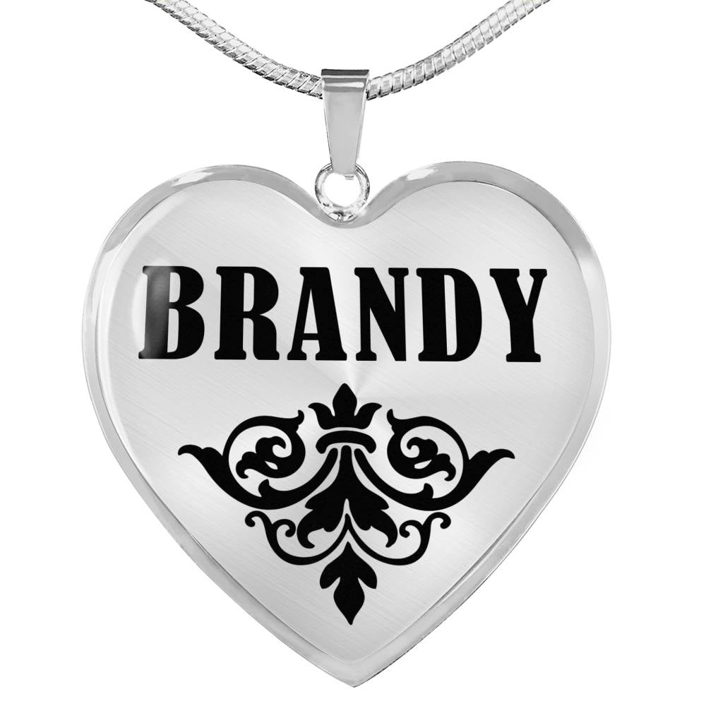 Brandy v01 - Heart Pendant Luxury Necklace