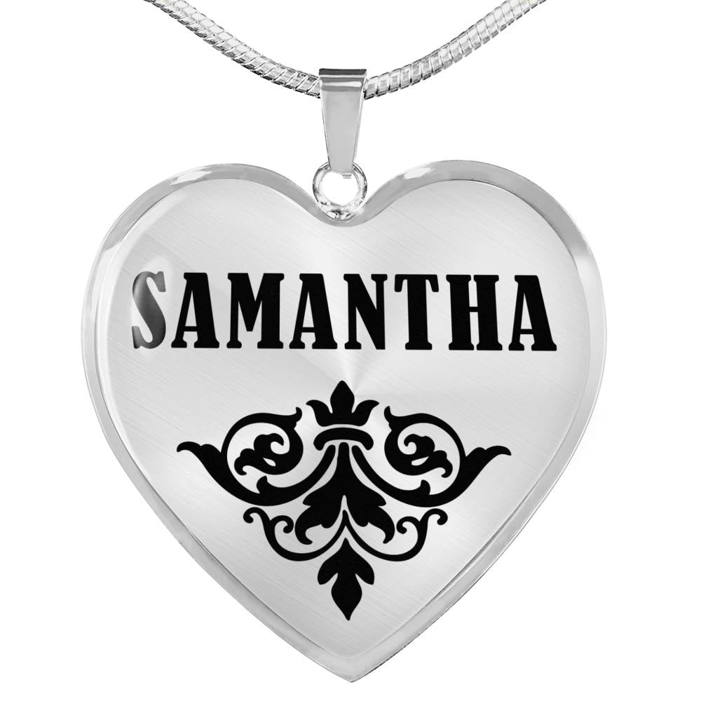 Samantha v01 - Heart Pendant Luxury Necklace