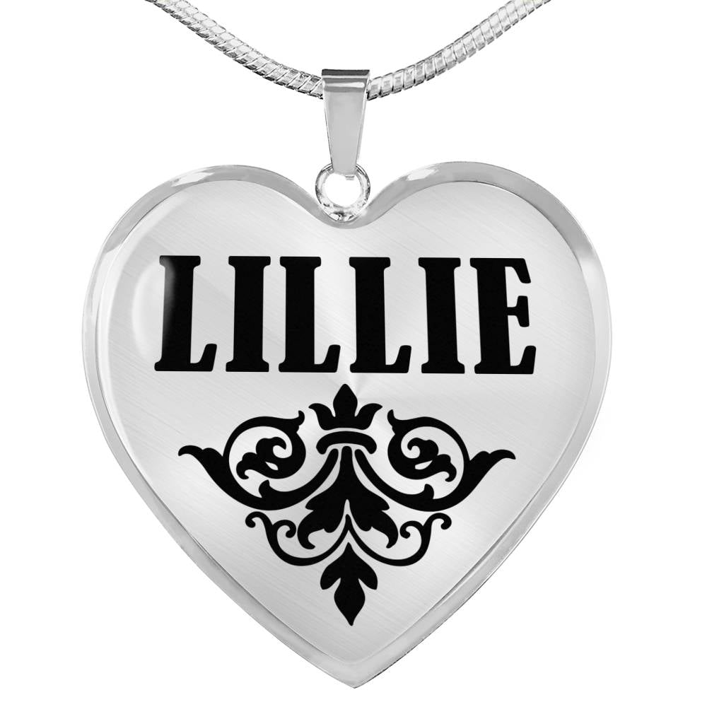 Lillie v01 - Heart Pendant Luxury Necklace