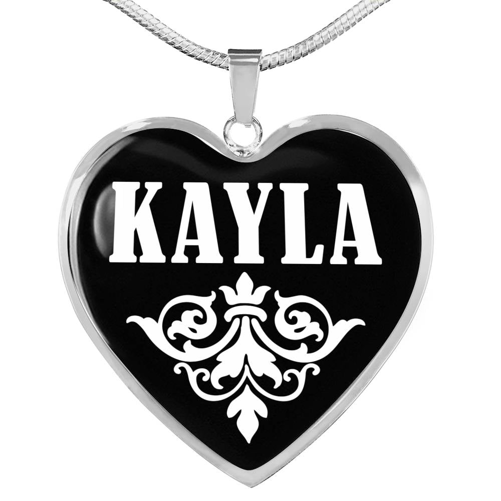Kayla v02 - Heart Pendant Luxury Necklace