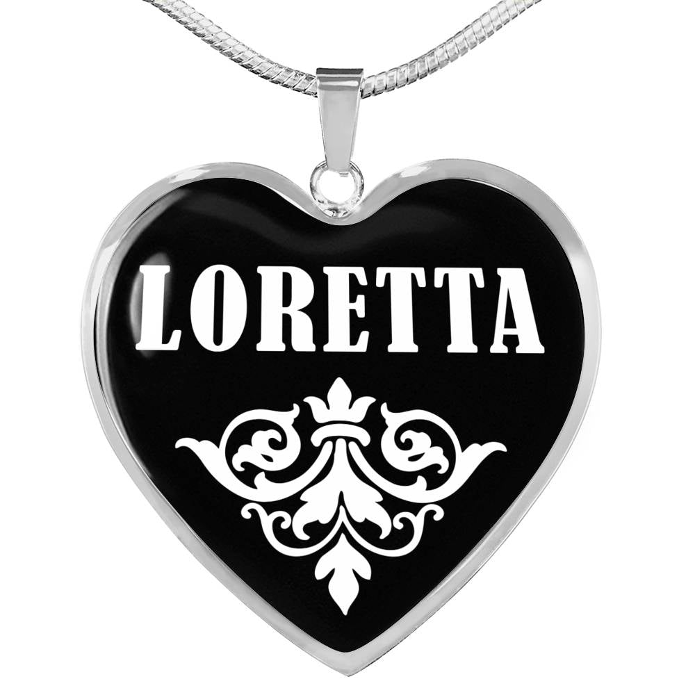 Loretta v02 - Heart Pendant Luxury Necklace