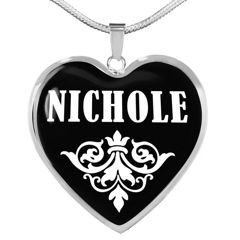 Nichole v02 - Heart Pendant Luxury Necklace